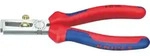 KNIPEX Abisolierzange poliert mit Mehrkomponenten-Griffen 160mm qmm