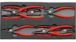 KNIPEX Sicherungsringzangen-Satz Pr&auml;zision 6-teilig
