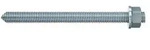 fischer Ankerstange RG M 24 x 600 gvz galvanisch verzinkt Stahlg&uuml;te 5.8; Mit