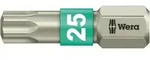 Bit f&uuml;r TORX-Schrauben 1/4", 25 mm lang, Edelstahl mit Torsionsbereich, Wera