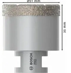 Bosch PRO Core Cutter dry, 51 x 35 x 22,23 mm Durchmesser (D) mm: 51