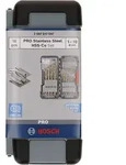 Bosch PRO Stainless Steel HSS-Co Spiralbohrer-Set, 18-tlg. Paketinhalt: 18-tlg.