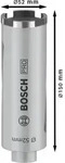 Bosch PRO Core Cutter dry, 52 x 150 mm, G 1/2 Zoll Durchmesser mm: 52