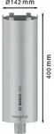 Bosch PRO Core Cutter dry, 142 x 400 mm, 1 1/4 Zoll UNC Durchmesser mm: 142