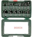 Bosch 15-teiliges HM-Fr&auml;ser-Set (1/4" mm Schaft) Schaftl&auml;nge mm: 6.35