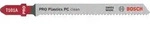 Bosch PRO Plastics PC clean T101A Stichs&auml;geblatt, 100 mm, 3-tlg. Paketinhalt: 3-tlg.