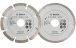 Bosch Diamanttrennscheibe f&uuml;r Fliesen und Baumaterial, Durchmesser: 115 mm, 2er-Pack