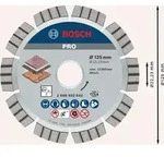 Bosch PRO Multi Material Diamanttrennscheibe, 125 x 22,23 mm Paketinhalt: