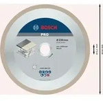 Bosch PRO Ceramic Diamanttrennscheibe, 230 x 25,4 mm Bohrungsdurchmesser mm: