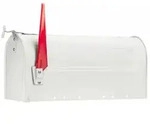 Briefkasten BURG-W&Auml;CHTER U.S. Mailbox Farbe: Wei&szlig;