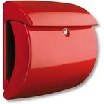 Briefkasten Burg W&auml;chter Piano 886, Kunststoff Farbe: Rot