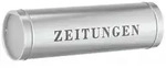 Zeitungsrolle BURG-W&Auml;CHTER 800 Farbe: Silber