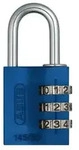 ABUS Zahlenschloss 145 Farbe: Blau|Gr&ouml;&szlig;e: 145/30