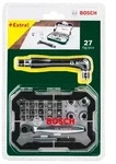 Bosch 26 + 1-tlg. Schrauberbit-Set mit Ratsche Ausf&uuml;hrung: 27-tlg. Bit-Set mit