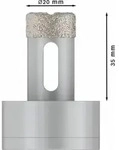 Bosch PRO Core Cutter dry X-Lock, 20 x 35 mm Durchmesser (D) mm: 20