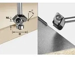 Festool Fasefr&auml;ser-Wendeplatten S8 HW 45&deg; D27 12x12 KL Ausf&uuml;hrung: Wendeplatten S8