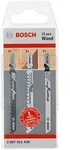 Bosch 15‐tlg. Stichs&auml;geblatt-Set f&uuml;r Holz, T-Schaft