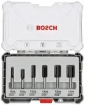 Bosch Fr&auml;ser-Set, 6-teiliges Nutfr&auml;ser-Set, 6-mm-Schaft Schaft mm: 6|Schaft Zoll: