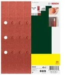 Bosch Schleifblatt-Set f&uuml;r Schwingschleifer, B&D 8-Lochung, 93 x 230 mm, K240, 25