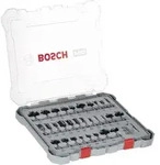 Bosch PRO Fr&auml;ser Set, 1/4" Schaft, 30-tlg Schaft mm: 6.35