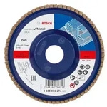 Bosch F&auml;cherschleifscheibe X431 Standard for Metal, gerade, 125 mm, 40, Kunststoff