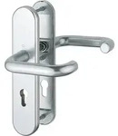 HOPPE Sicherheits-Dr&uuml;ckergarnitur Paris FS-138F/3331/3310,LS ov.,12mm,ES1/PZ