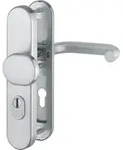 HOPPE Schutz-Wechselgarnitur mit Langschild Paris E86G/3332ZA/3310/138Z, 8/72 mm, ES