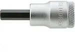 Schraubendreher-Einsatz 3/8" f&uuml;r Innen-6-kant-Schrauben Schl&uuml;sselweite: 4 mm
