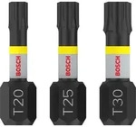Bosch PRO Torx Impact Bit, T20x25, T25x25, T30x25 mm, 3-tlg. Ausf&uuml;hrung: Torx Impact