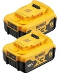 DEWALT 2er Akku-Set 18 Volt / 5 Ah