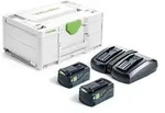 Festool Energie-Set SYS 18V 2x5,0/TCL 6 DUO Ausf&uuml;hrung: 2 x Akkupack BP 18 Li 5,0