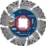 Bosch EXPERT MultiMaterial X-LOCK Diamanttrennscheiben, 115 x 22,23 x 2,4 x 12 mm