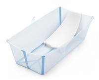Stokke 639613, STOKKE Flexi Bath Babywanne Set X-Large Ocean Blue Ocean blau, Baby &