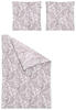 irisette Mako-Satin Bettwäsche Set Florenz 8447 rosa 135x200 cm + 1x80x80 cm