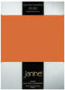 Janine Spannbetttuch ELASTIC-JERSEY Elastic-Jersey rost-orange 5002-67 100x200