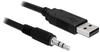 DeLock Konverter USB 2.0 Stecker > Seriell-TTL 3,5 mm Klinke