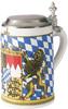 Seltmann Weiden Bierkrug mit Deckel 408 Compact Oktoberfest Bayern