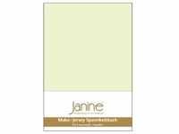 Janine Spannbetttuch MAKO-FEINJERSEY Mako-Feinjersey limone 5007-06 200x200