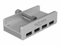 DeLock Externer USB 3.0 4 Port Hub mit Feststellschraube
