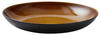 BITZ Servierplatte rund 40 cm Steinzeug Schwarz/Amber