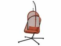 Siena Garden YOBAYA Hängesessel Relaxed Red Stahl,Textilbezug Relaxed Red