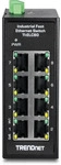 Trendnet TI-ELC80, Trendnet TI Hardened Industrial Railmount Switch 8x RJ-45 -