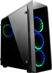 Chieftec GL-02B-OP, Chieftec Scorpion 2 RGB mit Glasfenster - GL-02B-OP schwarz
