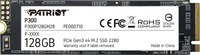 Patriot P300P128GM28, Patriot P300 SSD 128GB M.2 2280 M-Key PCIe 3.0 x4 -