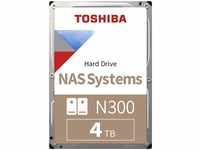 Toshiba HDWG440EZSTA, Toshiba N300 NAS Systems 4TB HDD SATA 6Gb/s - HDWG440EZSTA