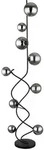 Stehleuchte Standlampe 6-Flammig LED Glas Rauchfarben H 159 cm Wohnzimmerlampe
