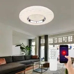 LED Kristall Decken Leuchte Sternen-Effekt Tageslicht Lampe dimmbar Ess Zimmer