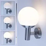 Wandleuchte Wandlampe Kugelleuchte Au&szlig;enleuchte Eingangs Beleuchtung Smart LED