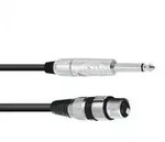 Kabel AC-50 XLR-Kuppl./Klinke-St.mono 2m Anschlusskabel Stecker Audio HiFi