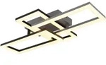 Deckenleuchte Deckenlampe LED Wohnzimmerleuchte grau opal verstellbar L 61,4 cm